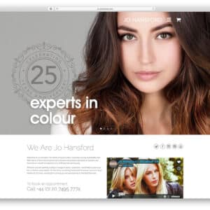 Beauty Salon website design