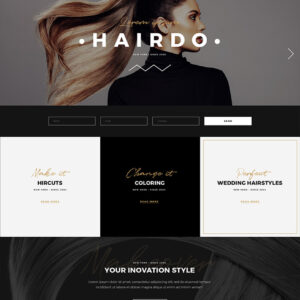 Beauty Salon website design