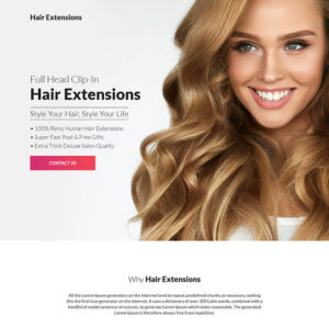 Hair extension website and Mobile apps