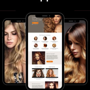 Hair extension website and Mobile apps